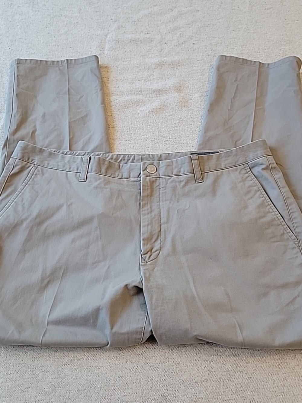 Bonobos Chino Pants Men's 38x30 Slim Gray Straight Leg Pleated Casual Golf - Picture 1 of 9